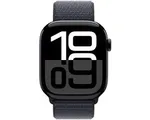 Apple Watch Series 10 - Wifi - 46mm - Zwarte Aluminium Case met Ink Geweven Sportbandje