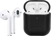 Apple AirPods 2 + BlueBuilt Hoesje Leer Zwart