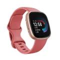 Google Fitbit Versa 4 – Smartwatch Damen / Herren – Fitness-Tracker mit integriertem GPS und Telefonfunktion, 6 Tage Akkulaufzeit, 40+ Trainingsmodi –