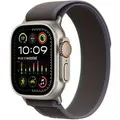 Apple Watch Ultra 2 GPS + Cellular 49 mm Titanium Case met Blauw en Zwart Trail Loop M/L