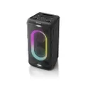 Panasonic SC-BMAX5E-K Portable Party Speaker with Bluetooth, Built-in Lights, 75W, USB, Optical Input for TV, Guitar & Mic Inputs for Karaoke, Black