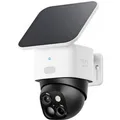 Anker eufy Überwachungskamera SoloCam S340 2K+3K Kabellose Solar-Überwachungskamera Außen (Außenbereich, 1-tlg., 1 x S340, Dual-Kamera bis 15 m, solar