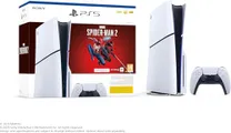 Playstation Sony, Pack 5 Édition Standard + Jeu Marvel's Spiderman 2 (Code de Téléchargement), Fourni avec 1 Manette Sans Fil DualSense, Couleur : Bla
