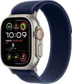 Apple Watch Ultra 2 4G 49 mm Silber Trail Armband Blau M/L