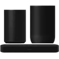 Sonos Beam Gen2 Soundbar + Era 100 Sl Multiroom-speaker Move 2 Multiroom-speaker Zwart Audio Bundle