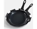 BK Vivid Koekenpannenset 2-delig - 24/28cm - PFAS-vrije antikleeflaag – Koekenpan inductie – Keramische koekenpan - Ovenbestendig tot 160°C – Koudgrep