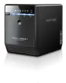FANTEC QB-35U31 Externes 4-fach USB-C 3.1 Festplattengehäuse für SSD und Festplatten, 2,5 Zoll & 3,5 Zoll, 10Gbit/s, SATA, Automatik Lüfter, Metall, s