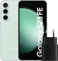 Samsung Galaxy S23 FE 128GB Grün 5G + Samsung Ladegerät 25 Watt Schwarz