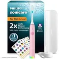 Philips Sonicare Elektrische Zahnbürste For Kids Smart HX6600, Aufsteckbürsten: 2 St., mit App-Anbindung, 2 Putzprogrammen und 21 Tagen Akkulaufzeit