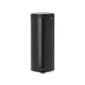 Brabantia NewIcon Prullenbak, Kunststof Binnenemmer, Matt Black, 30 Liter