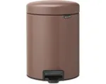 Brabantia NewIcon Prullenbak - 5 liter - Badkamer - Satin Taupe