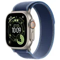 APPLE WATCH ULTRA 3 GPS + CELLULAR 49MM BOÎTIER TITANE NATUREL AVEC BOUCLE TRAIL BLEU VIF - M/L