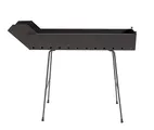 Cruccolini BA13 Holzkohlegrill, Schwarz, 71 x 13 x 51 cm