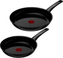 Tefal Renew On Keramische koekenpannenset 24 + 28 cm Zwart