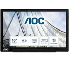 AOC I1601FWUX Full HD 16&#8243; LED Portable Monitor &#8211; Black, Black