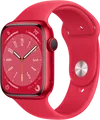 Apple Watch Series 8 45 mm RED Aluminium RED Sportarmband