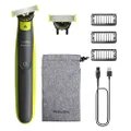Philips OneBlade 360 Authentiek Elektrische baardtrimmer en scheerapparaat, 2x 360 mesjes, 3x stoppelkam (1,3,5mm), QP2724/31