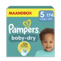 Pampers Baby-Dry Maat 5 maandbox - 174 luiers - 11kg-16kg