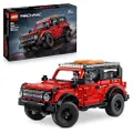 LEGO Technic Ford Bronco SUV Off Road Car Toy - Model Kit with Opening Doors, V6 Engine, Suspension & Steering - Collectible Gift for 9+ Year Old Boys