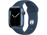 APPLE Watch Series 7 GPS 41mm Aluminiumboett i Djupblå marin &#8211; Sportband i Djupblå marin