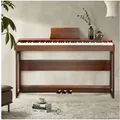Bonnlo Digitalpiano 88 Tasten, vollgewichtete Tastaturen mit Klavierständer (1-St), Kopfhörermodus, Dual-Bluetooth, anpassbare Anschlagdynamik