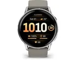 Garmin Venu 4 - Multisport smartwach - 45 mm - AMOLED - GPS - Zilverkleurig/grijs