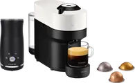 Krups Nespresso Vertuo Pop XN9201 Coconut White + Pierre Milchaufschu00e4umer