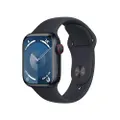 Apple Watch Series 9 GPS + Cellular 41mm Smartwatch con cassa in alluminio color mezzanotte e Cinturino Sport mezzanotte - S/M. Fitness tracker, app L