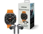 Samsung Sport Pack (Galaxy Watch Ultra + Galaxy Buds 3 Pro) - Smartwatch - 47mm - E-simkaart - Titanium Silver