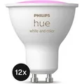 Philips Hue White & Color Ambiance GU10 Ledlampen 400lm 12-pack