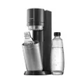 SodaStream Wassersprudler DUO Umsteiger| inkl.1x 1L Glasflasche und 1x 1L FUSE Kunststoffflasche (spülmaschinengeeignet) | Farbe: Titan