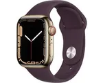 Apple Watch Series 7 - 41 mm - 4G - GPS - Stainless Steel Case - Goud
