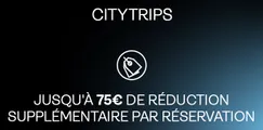 Jusqu’à 75 € de réduction sur les citytrips