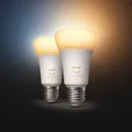 Philips Hue White Ambiance E27 6 W, set of 2