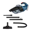 Bosch Professional 18V System Akku Handstaubsauger GAS 18V-1 (inkl. Absaugrohr, Fugendüse, Teppichdüse, Behältervolumen 1 Liter, ohne Akku/ Ladegerät)