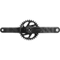 Sram Unisex - Volwassen XX1 Eagle Fat Bike crankset, zwart, 165 mm, 32T, Fatbike 5" variant