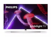 Philips 55OLED807 139 cm (55 tum) TV (4K UHD, OLED, HDR10+, 120 Hz, Dolby Vision & Atmos, 4-sidig Ambilight, Smart TV med Google Assistant, Works with