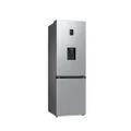 Samsung Kühl-Gefrier-Kombination, Kühlschrank mit Gefrierfach, 185 cm, 341 l Gesamtvolumen, 114 l Gefrierteil, AI Energy Mode, Wasserspender, Edelstah
