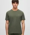 Hugo Boss T-shirts Mix And Match T-Shirt R 10241810 02 Donkergroen