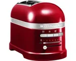 Kitchenaid Broodrooster - Artisan - Toaster voor 2 sneden met tostiklem en verwijderbaar kruimelbakje - 7 bruiningsniveaus en bagelfunctie - Retro des