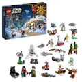 LEGO 75366 Star Wars adventkalender 2023 met 24 Cadeaus, inclusief 9 Personages, 10 Bouwbare Speelgoed Voertuigen en 5 Iconische Minimodellen, Kerstca