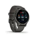 GARMIN Venu 2S, Health Smartwatch, GPS, Slank Design, Ultrascherp, 1,1-Inch AMOLED-Scherm, Gezondheidsfuncties, 25 Sport-Apps, Muziekopslag, Garmin Pa