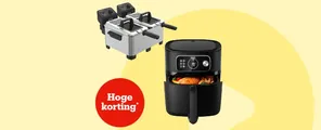 Tot 30% korting op airfryers