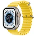 Apple Watch Ultra + Cellular - 49 mm - Titanium behuizing met Yellow Ocean Band (MNHG3NF/A)