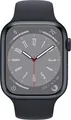 Apple Watch Series 8 &#8211; Smartwatch dames en heren &#8211; 41mm &#8211; Middernacht Aluminium
