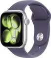 Apple Watch Series 11 (42mm) GPS Smartwatch Alu mit Sportarmband M/L silber/nebelviolett