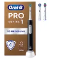 Oral-B Pro Series 1 Plus Edition Elektrische Zahnbürste/Electric Toothbrush, PLUS 3 Aufsteckbürsten, 3 Putzmodi für Zahnpflege, Designed by Braun, bla