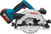 Bosch Professional 18V System Akku Kreissäge GKS 18V-57 G (kompatibel mit Führungsschiene, Schnitttiefe: 57 mm, inkl. 2x 4.0Ah Akku, SchnelSchnelllade