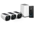 eufyCam 3 Kit - 3x Camera met Homebase 3 + Video Doorbell 2K