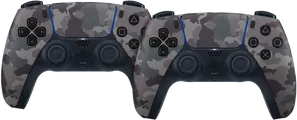 Sony PlayStation 5 DualSense Controller Grey Camo Duo Pack